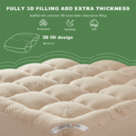 Bedlore® 3D Fill Luxurious Bamboo Mattress Topper, Soft and Cozy - Image 22