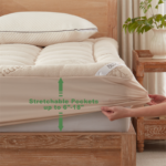 Bedlore® 3D Fill Luxurious Bamboo Mattress Topper, Soft and Cozy - Image 20