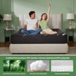 Bedlore® 3D Fill Luxurious Bamboo Mattress Topper, Soft and Cozy - Image 3